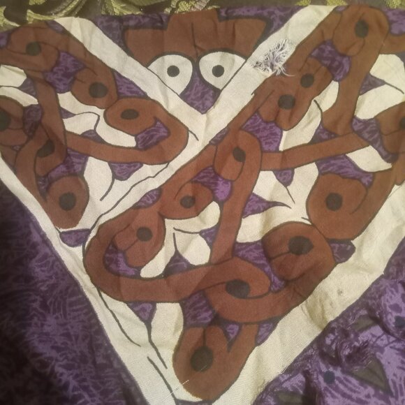 Celtic Sufi Art aSarong!Rising suns toronto deadstock boutique sarong! - Picture 4 of 16